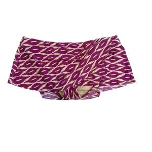 Robin Piccone Women Size L Java Swim Skirt Bikini Bottoms Pink Magenta NWT $66